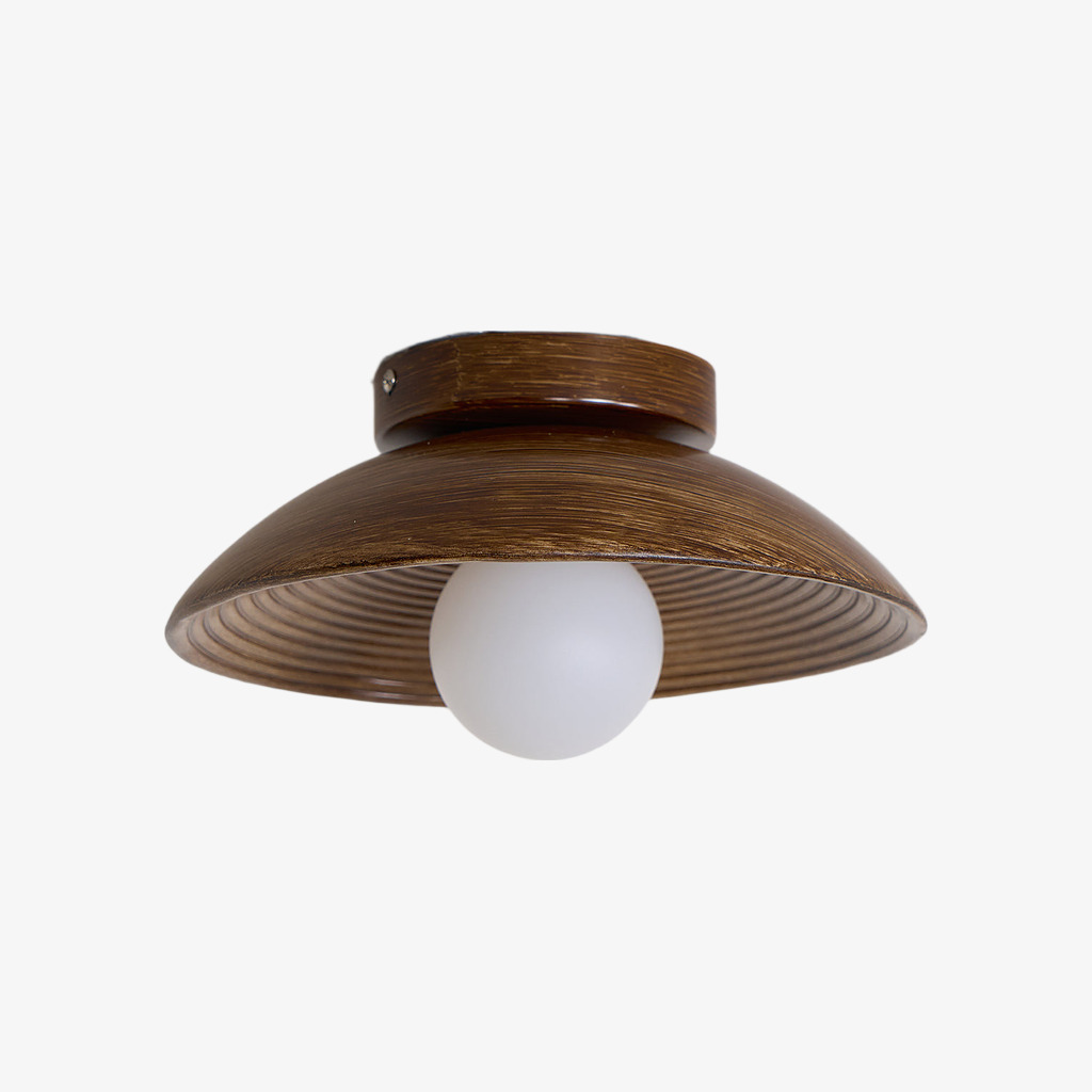 Ovalune Organic Ceiling Light | Textured Sculptural Design | Flush ...